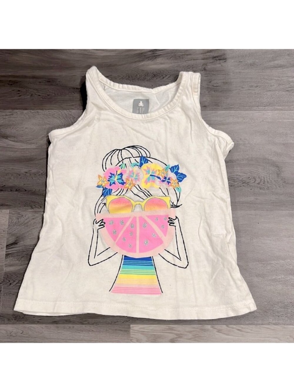 Watermelon 🍉 tank gap kids size 4